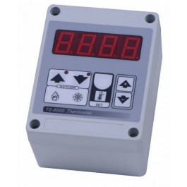 Digitale thermostaat in kunststof behuizing TS-8000