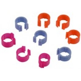 Pluimveering 6 mm met zipsluiting, laag model (verpakking 100 stuks)