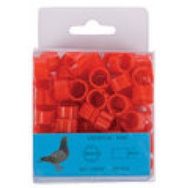 Pluimveering 8 mm met zipsluiting, laag model (verpakking 100 stuks)