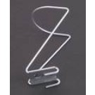 Fleshouder (rond) schuin RVS