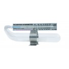 Hygrometer natte bol met glazen waterreservoir en kous