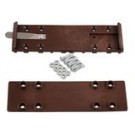 Montageset voor wand- en gaasmontage bruin